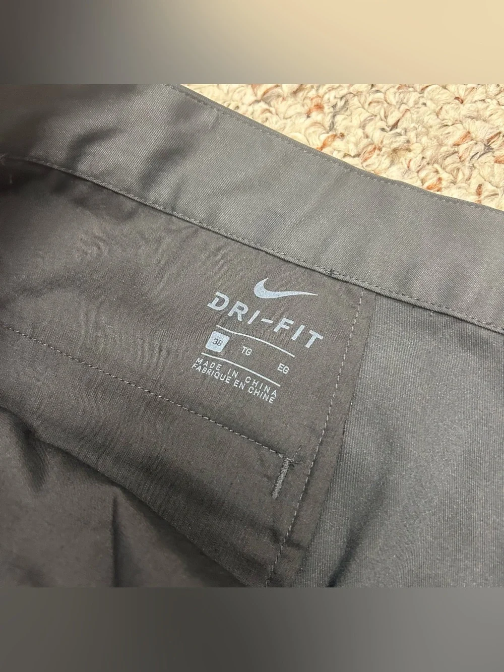 Nike Flex Golf Shorts Men's 38 Black Golf Cargo Performance Stretch 882086-010